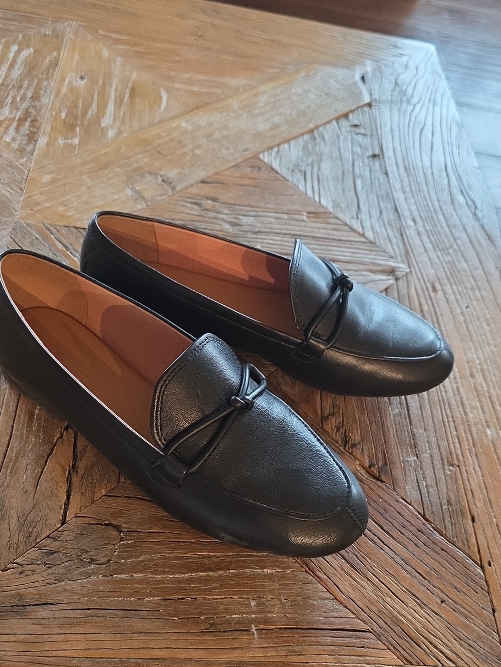 GEOX Respira leather flats loafers 6